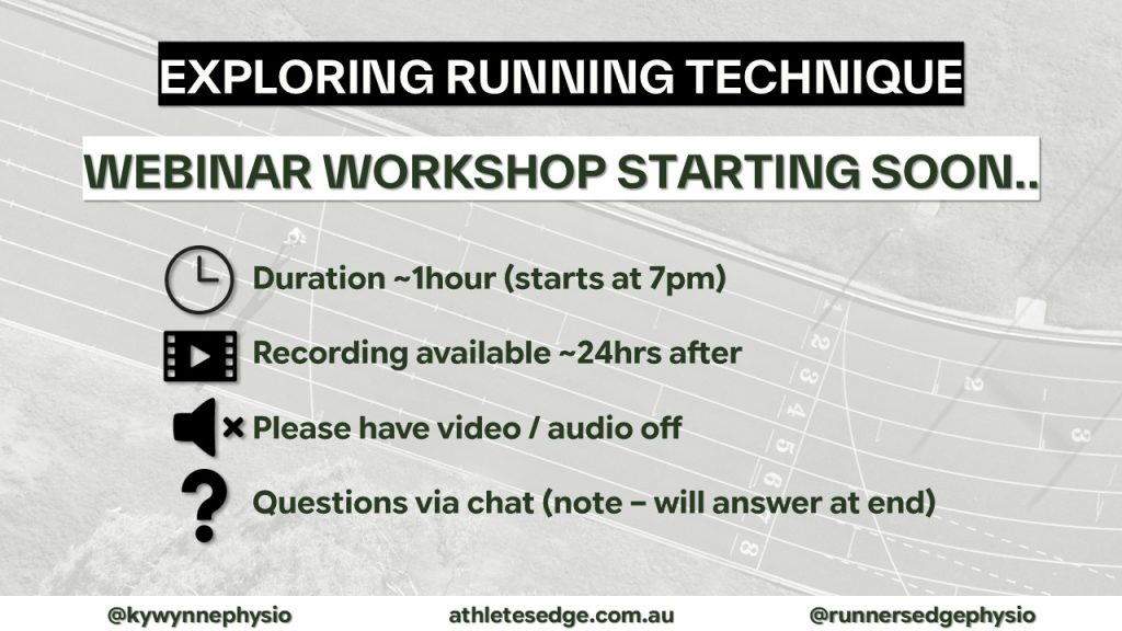 can improve my running technique